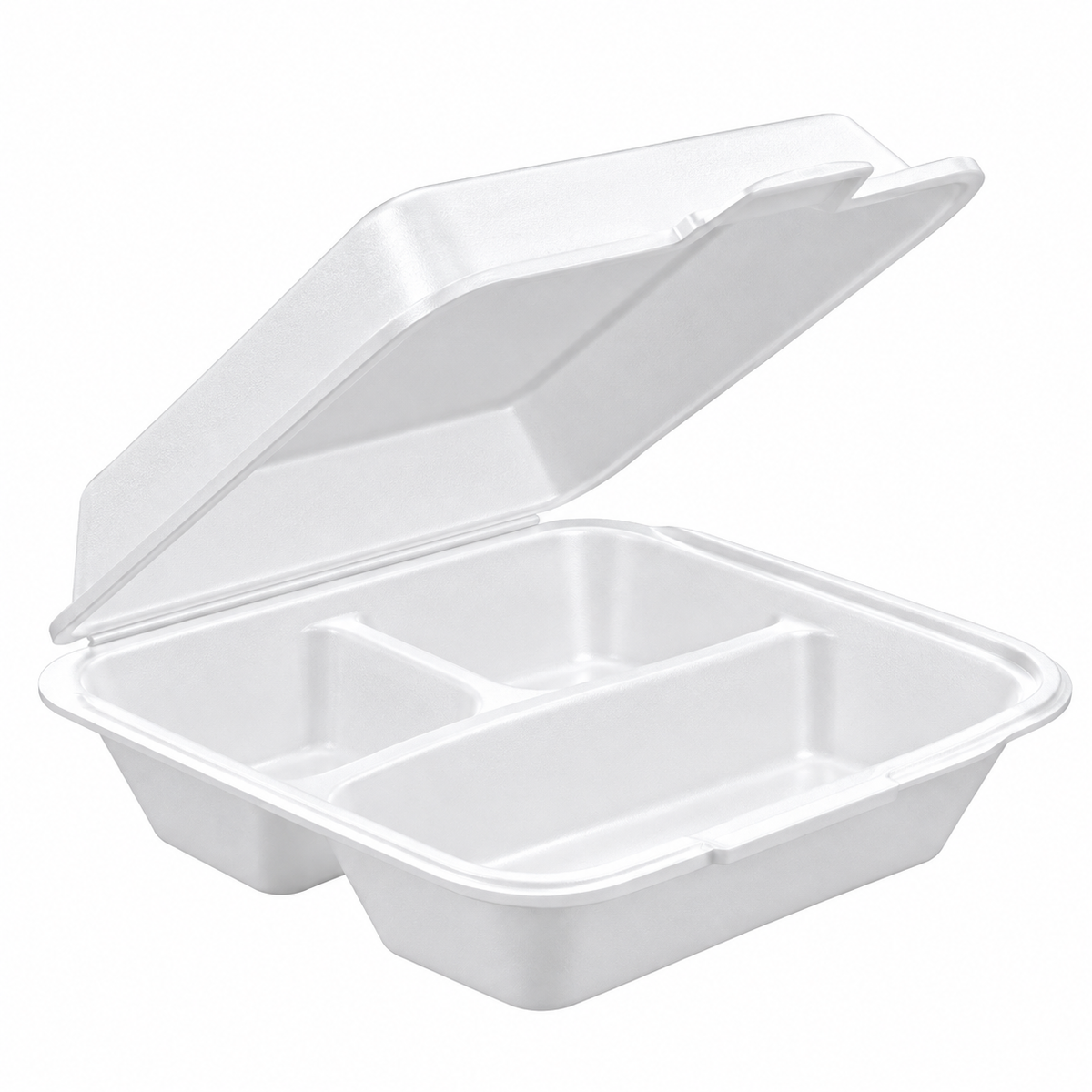 Foam Pak FP L9003 Large Hinged Lid 3 Comp