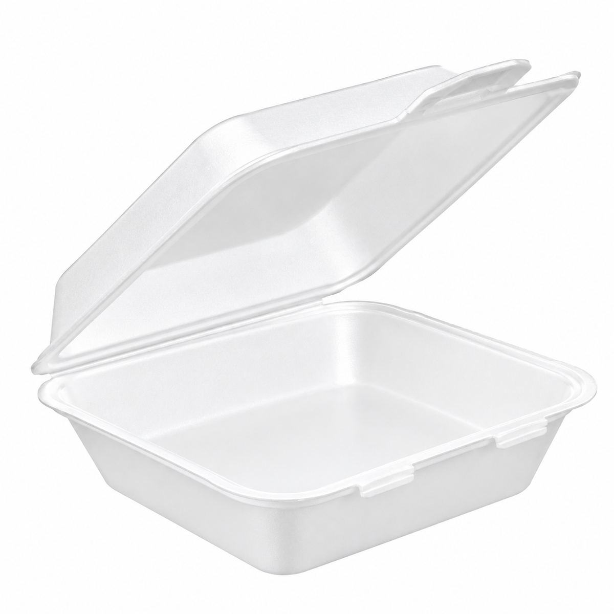 Foam Pak FP M8001 Medium Hinged Lid 1 Comp