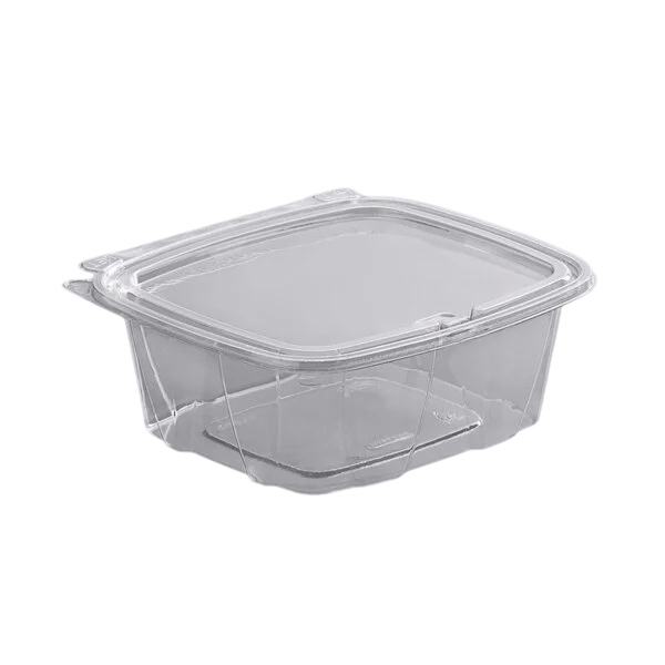 Clear 32 oz Tamper-Evident Hinged Container
