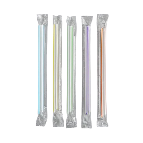 Wrapped Boba Straw