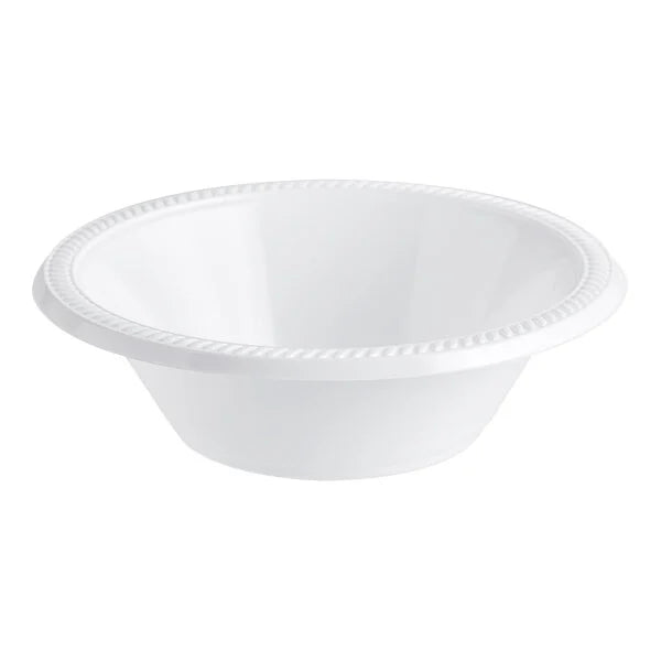 Dart White Round Foam Bowl 12 oz
