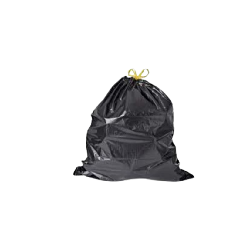 33 Gallon Black Trash bag Drawstring 1 Mil