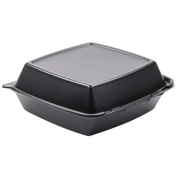 Dart 85HTB1R Foam Hinged Lid Container 1 compartment