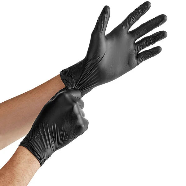 Black Nitrile Gloves
