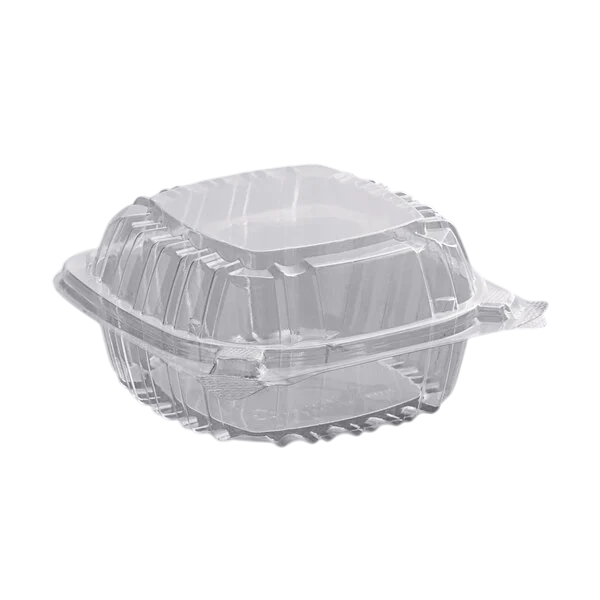 Clear Hinged Lid Container 5×5