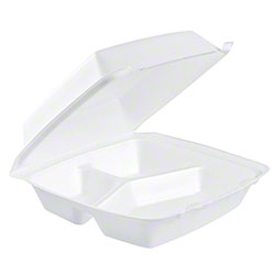 Convermex White Large 3 Comp 9X9X3