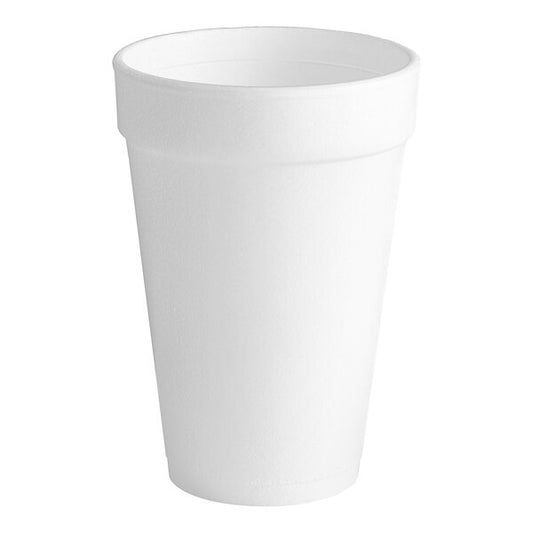 WinCup 16 oz Foam Cups White