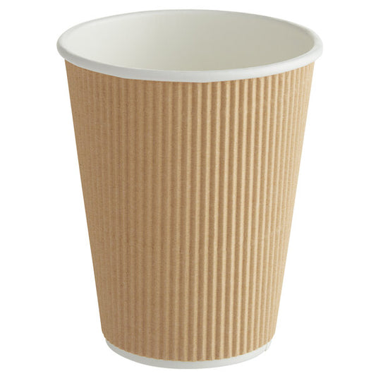 12 oz Double Wall Ripple Paper Hot Cup