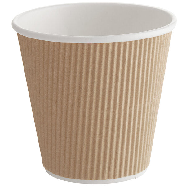 8 oz Double Wall Ripple Paper Hot Cup