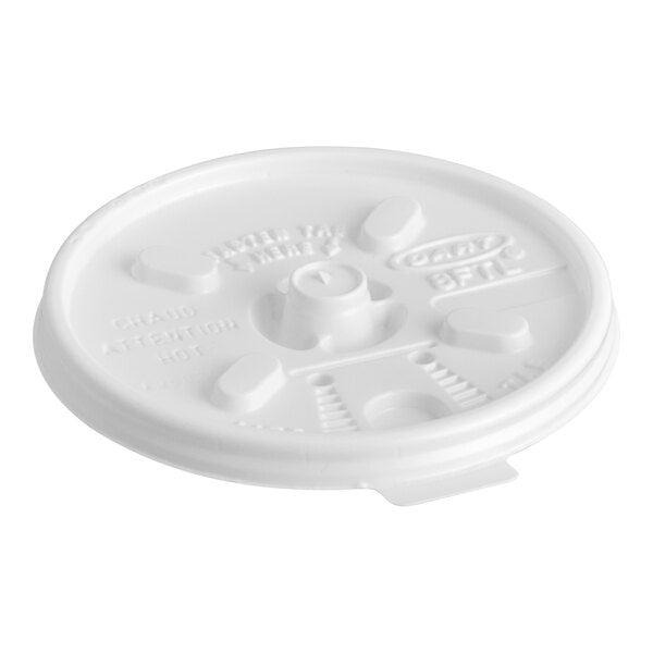 Foam Lid 8oz DT8 LIFT N LOCK WTH STRAW SLOT