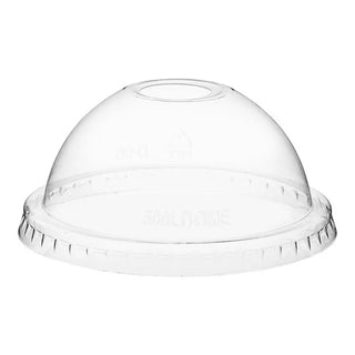 Clear Pet Lid dome 10 oz 78mm No Hole