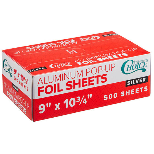 Aluminum Foil pop-up Sheet 9X10.75 - Individual