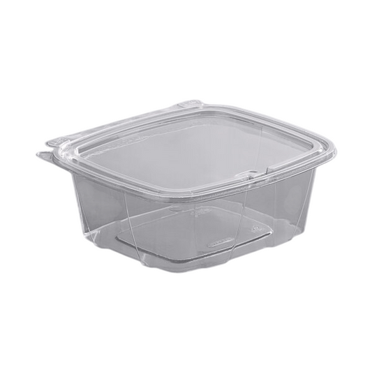 Clear 24 oz Tamper-Evident Hinged Container