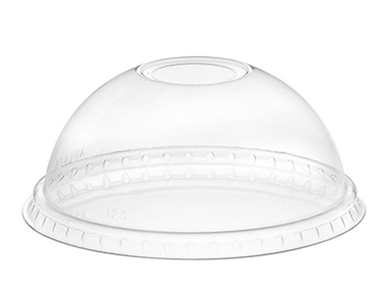 Clear Pet Lid dome 32 oz 107mm With Hole