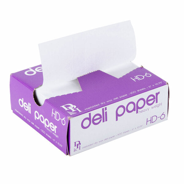 Deli Wax Paper 6"X10.75”