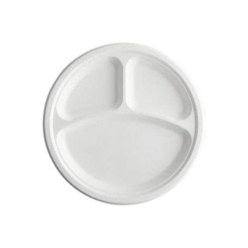 Foam Pak FP 390 9" Dinner Plate 3 Comp