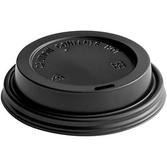 Hot paper cup Travel Lid White/Black 10-24 oz