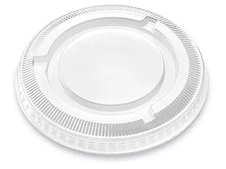 Clear Pet Lid Flat 9oz 92-93mm No Hole
