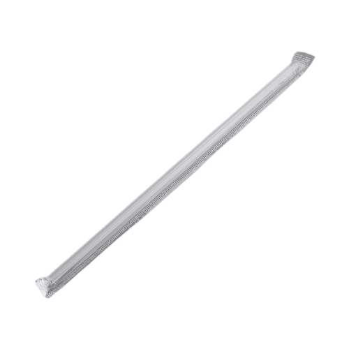 Jumbo Straw Poly Wrapped Giant 10.25