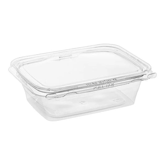Clear 24 oz Tamper-Evident Hinged Container TEC-24